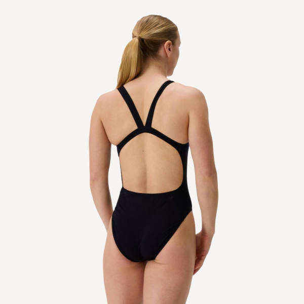 Купальник Speedo Club Training Printed Leaderback (Женский; 40 (52); черный/мультиколор)